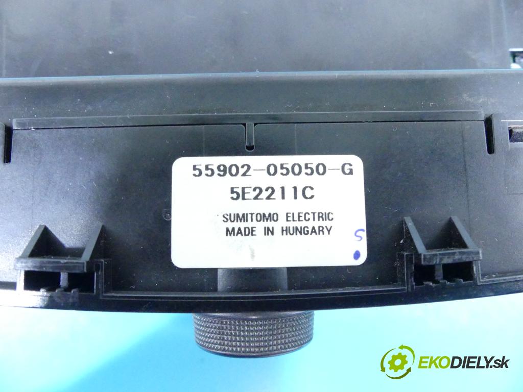Toyota Avensis II T25 2003-2008 2.0 D4D 116 HP manual 85 kW 1995 cm3 4- panel kúrenia 55902-05050-G