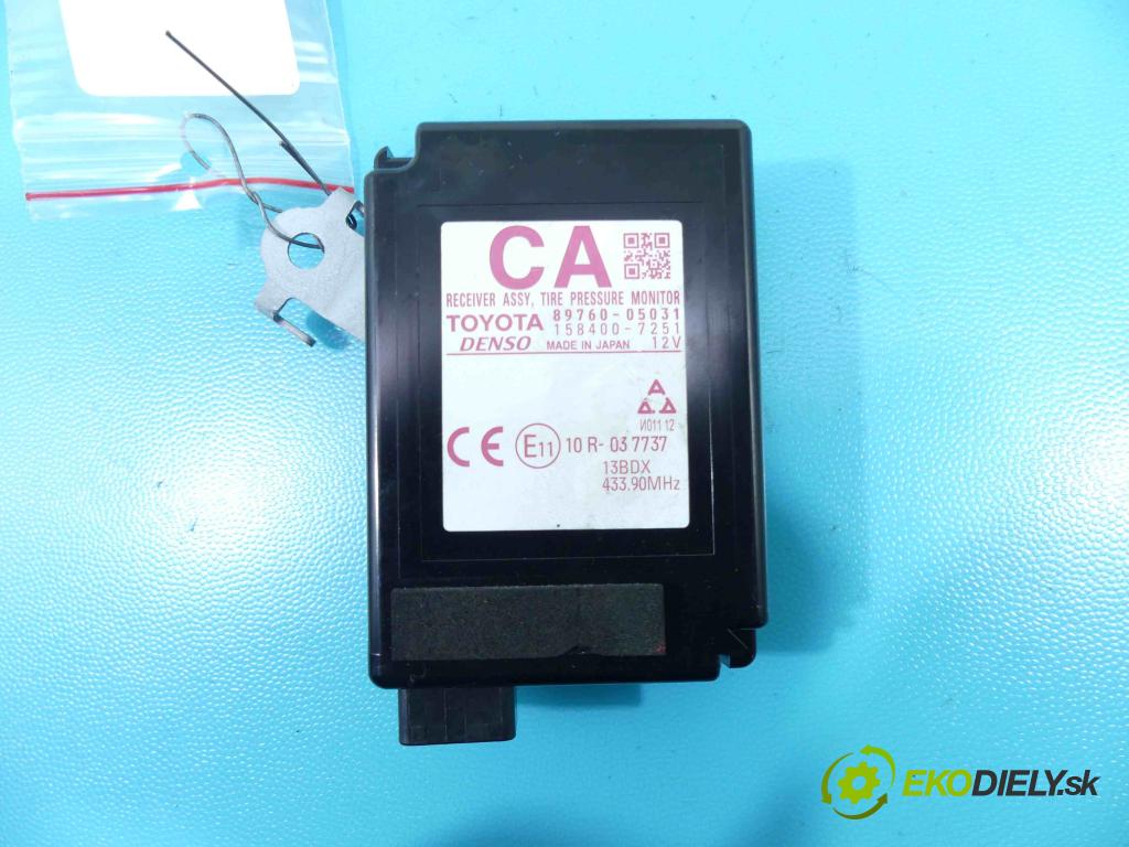 Toyota Avensis III T27 2009-2018 2.0 D4D 143 HP manual 105 kW 1995 cm3 5- modul riadiaca jednotka 89760-05031 (Ostatné)