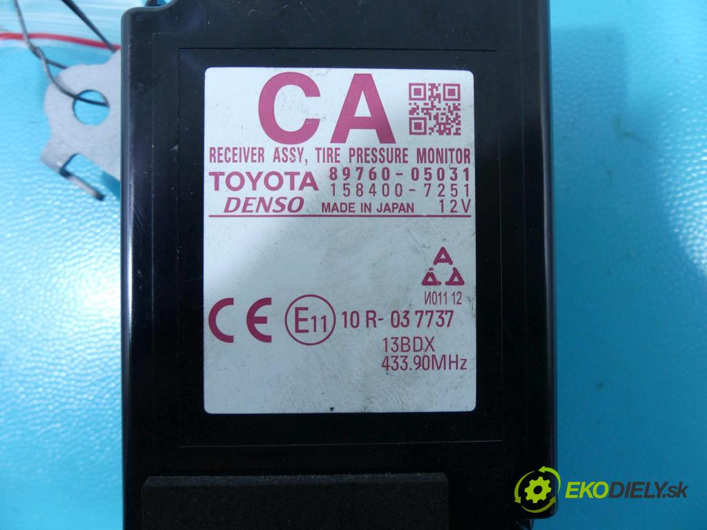 Toyota Avensis III T27 2009-2018 2.0 D4D 143 HP manual 105 kW 1995 cm3 5- modul riadiaca jednotka 89760-05031 (Ostatné)