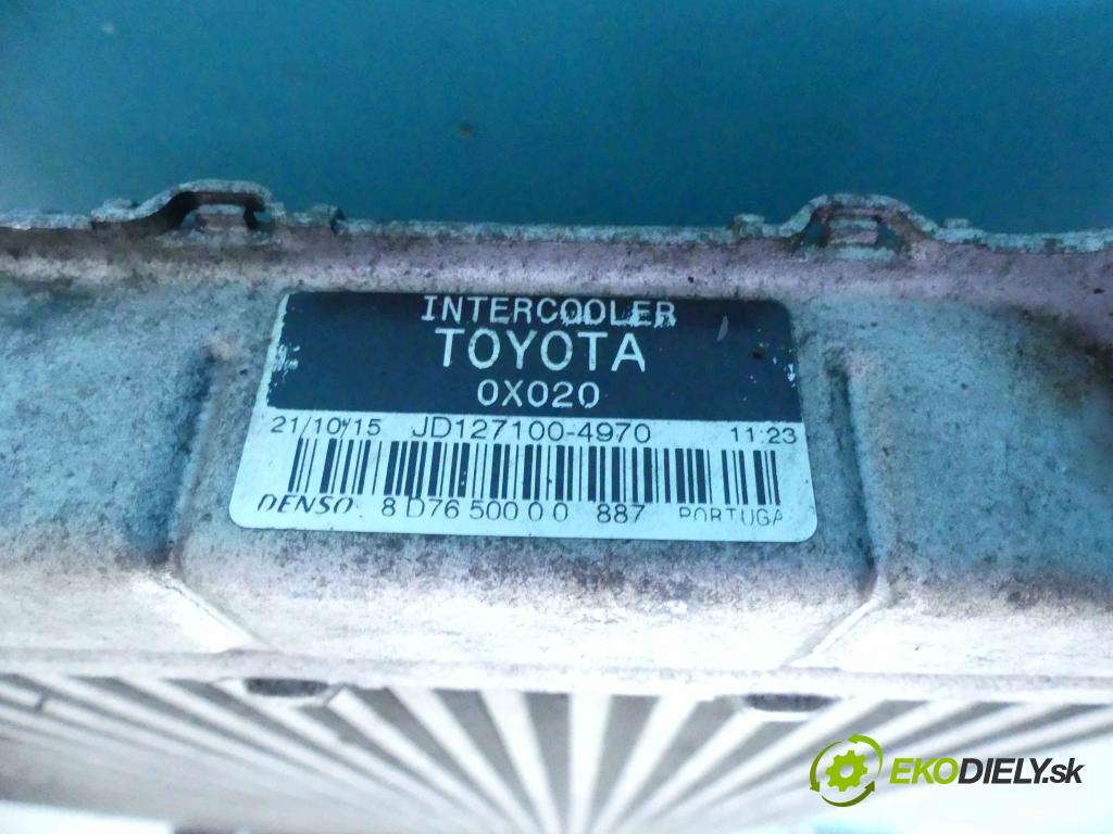 Toyota Avensis III T27 2009-2018 2.0 D4D 143 hp manual 105 kW 1995 cm3 5- Intercooler 127100-4970 (Chladiče nasávaného vzduchu (intercoolery))