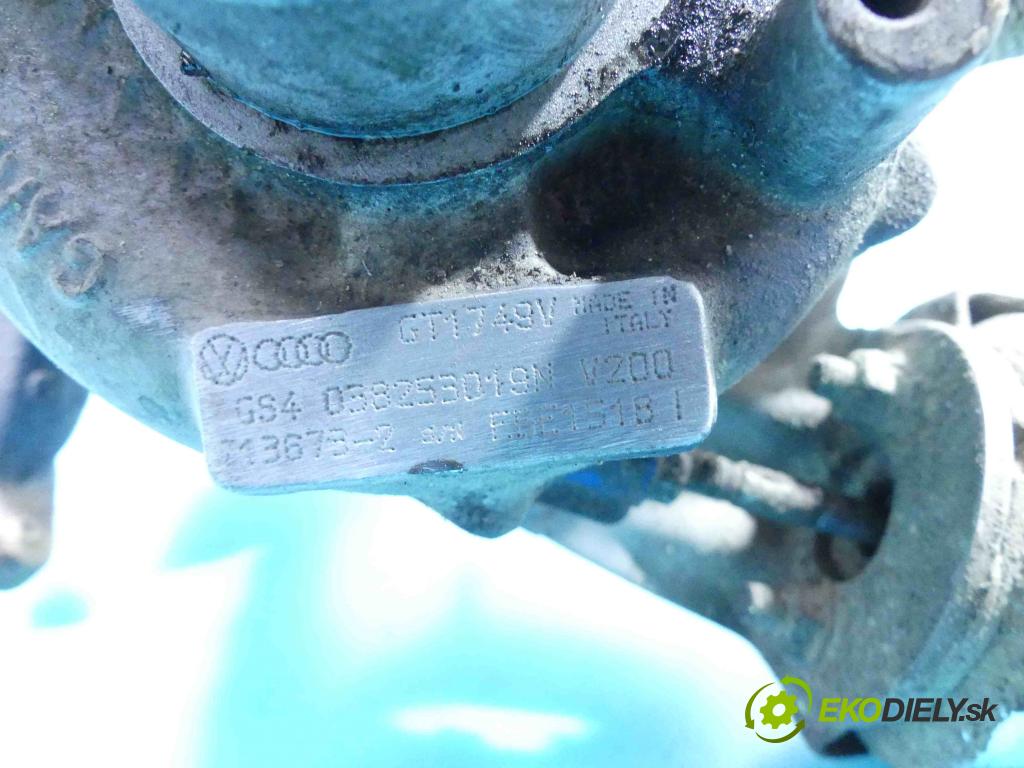 Skoda Octavia I 1996-2010 1.9 tdi 110 HP manual 81 kW 1896 cm3 5- turbodúchadlo, turbo 713673-2 (Turbodúchadlá (kompletné))