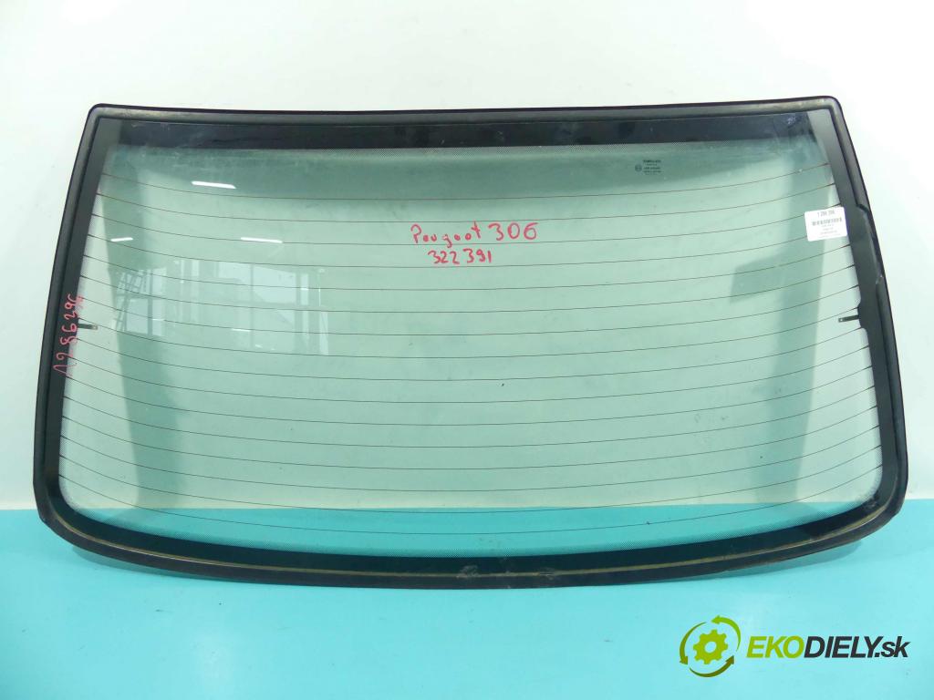 Peugeot 306 1.4 75 hp manual 55 kW 1360 cm3 4- sklo zadní  (Okna zadní)