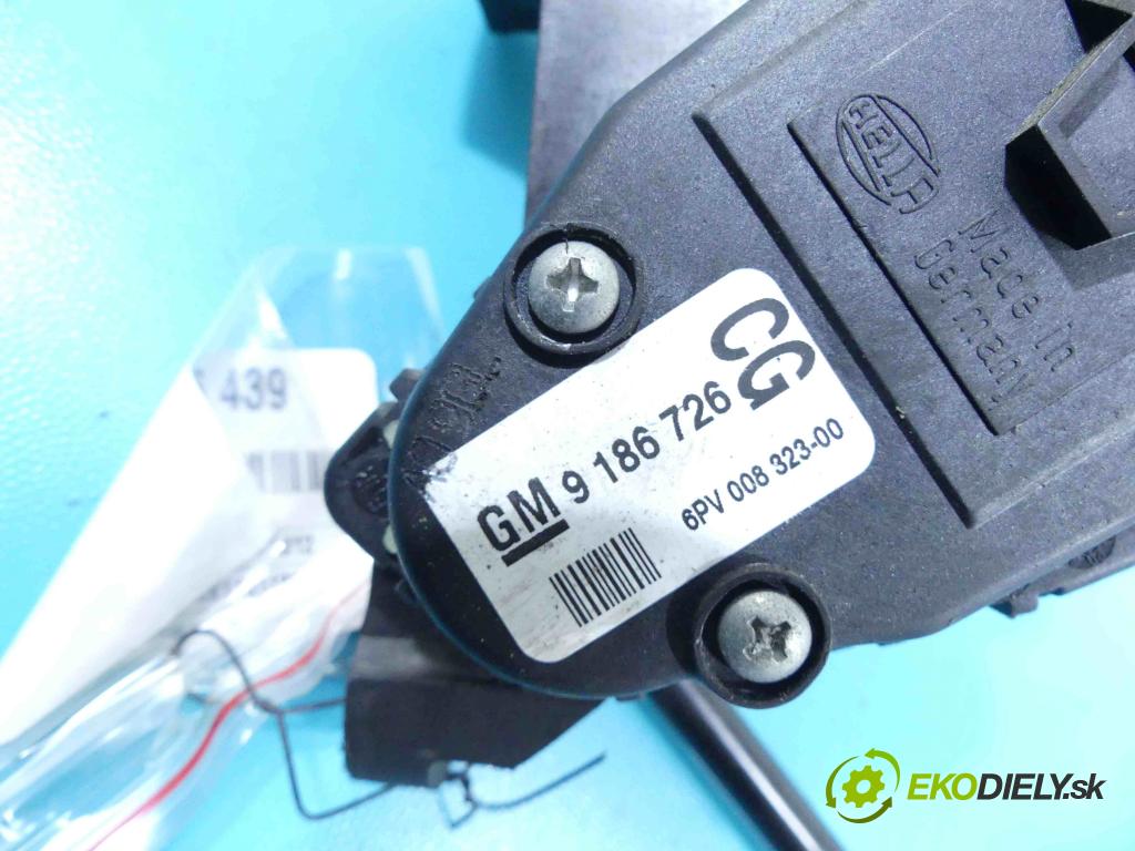 Saab 9-3 II 2002-2012 1.9 TiD 150 HP manual 110 kW 1910 cm3 4- pedále 9186726 (Pedále)