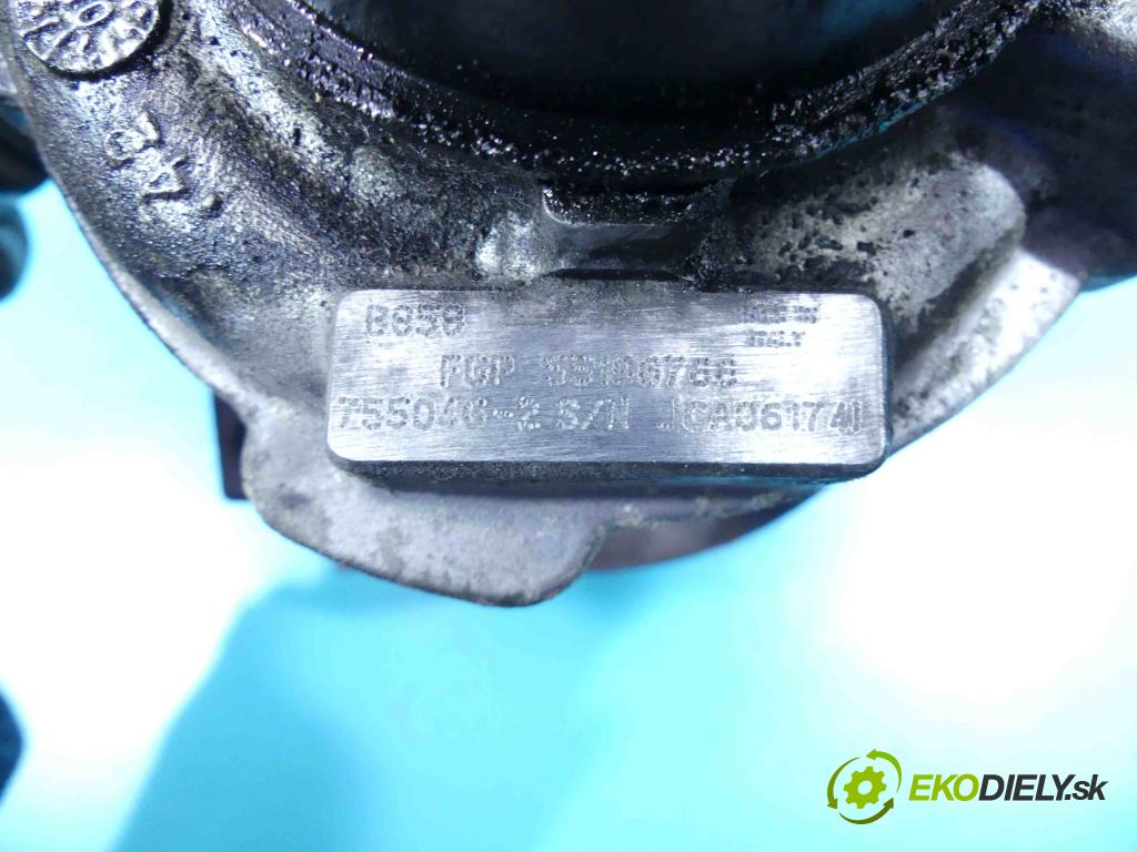 Saab 9-3 II 2002-2012 1.9 TiD 150 HP manual 110 kW 1910 cm3 4- turbodúchadlo, turbo 755046-2 (Turbodúchadlá (kompletné))