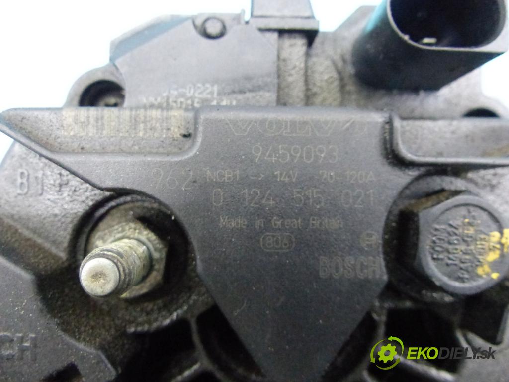 Volvo S80 I 1998-2006 2.5 tdi 140 hp automatic 103 kW 2461 cm3 4- Alternator 0124515021 (Alternátory)