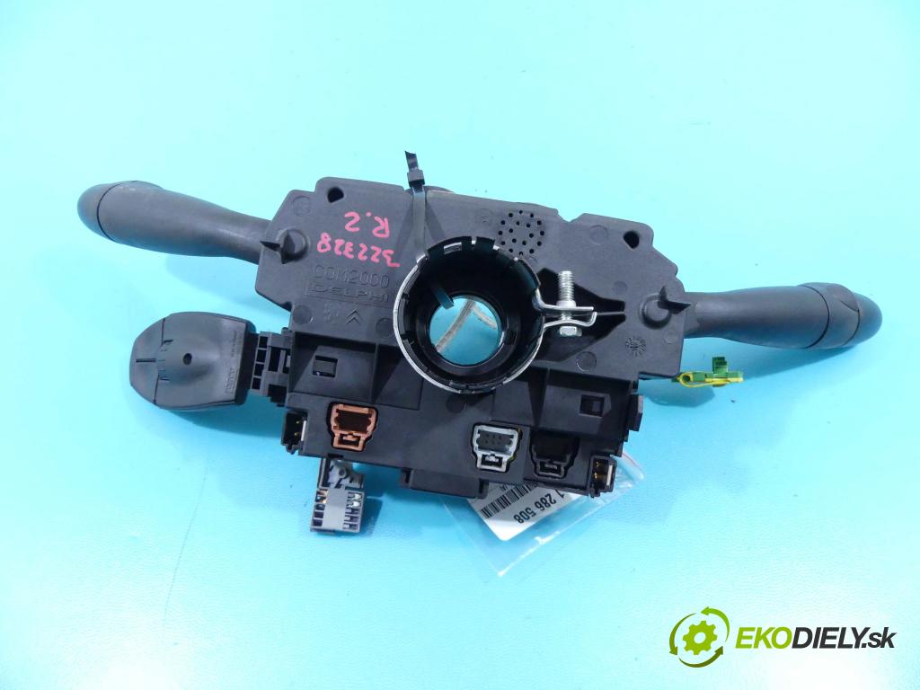 Peugeot 307 1.6 hdi 90 HP manual 66.2 kW 1560 cm3 5- prepínač komplex: 96605602XT (Prepínacie páčky pod volantom)