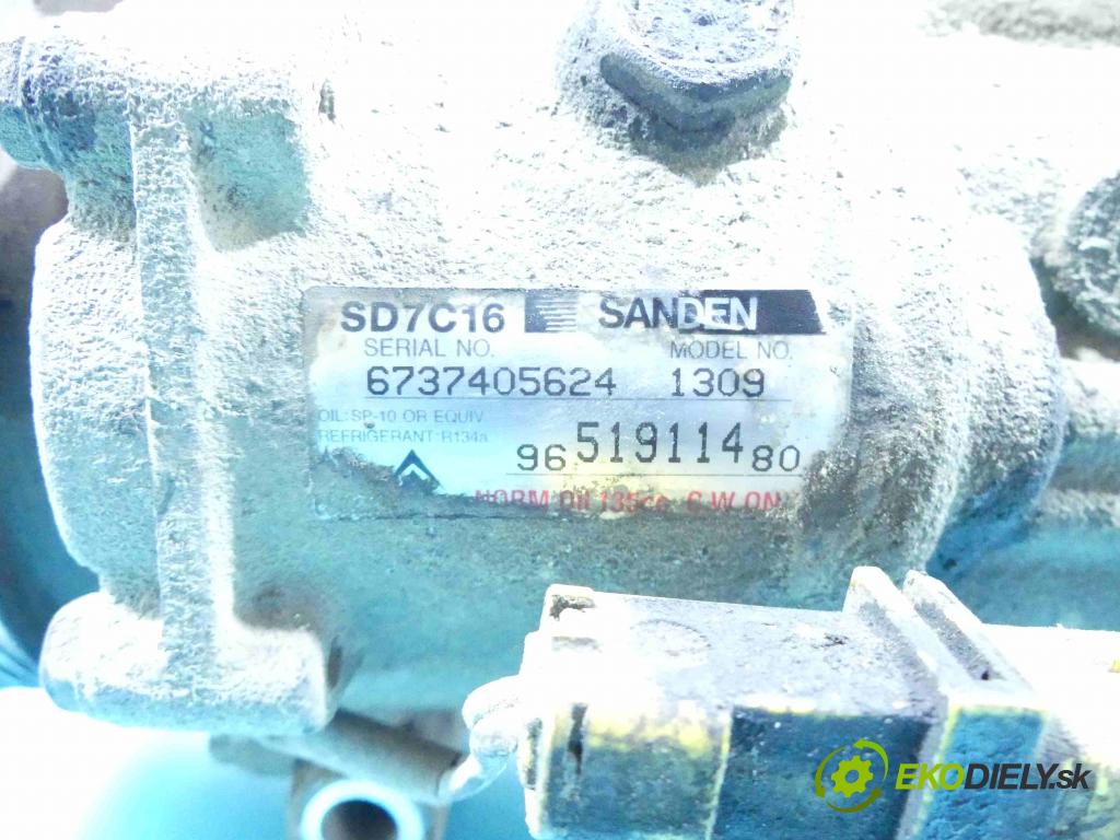 Peugeot 307 1.6 hdi 90 HP manual 66,2 kW 1560 cm3 5- čerpadlo klimatizácie 9651911480