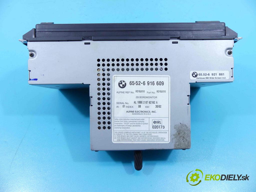 Bmw X5 E53 1999-2006 3.0 231 HP automatic 170 kW 2979 cm3 5- Radio originál 6916609