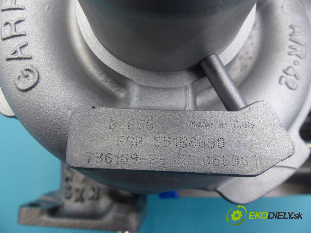Alfa romeo 147 1.9 jtd 120 HP manual 88 kW 1910 cm3 5- turbodúchadlo, turbo repasovaná 736168-2