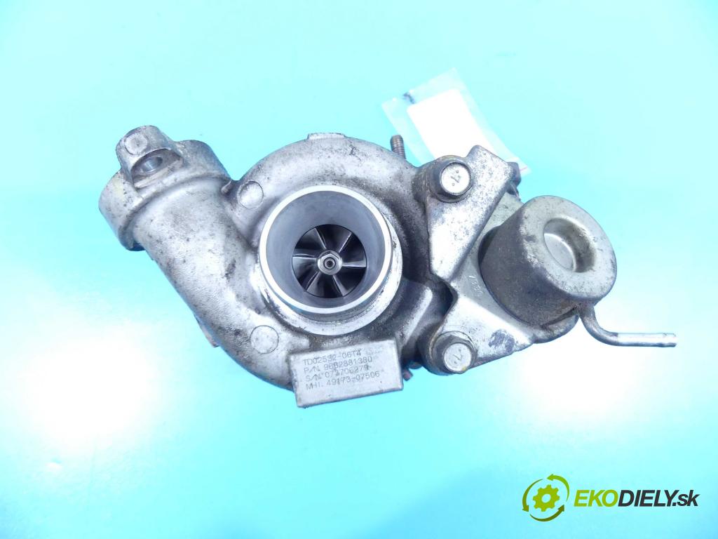 Citroen C4 I 2004-2011 1.6 hdi 90 HP manual 66,2 kW 1560 cm3 5- turbodúchadlo, turbo 49173-07506 (Turbodúchadlá (kompletné))