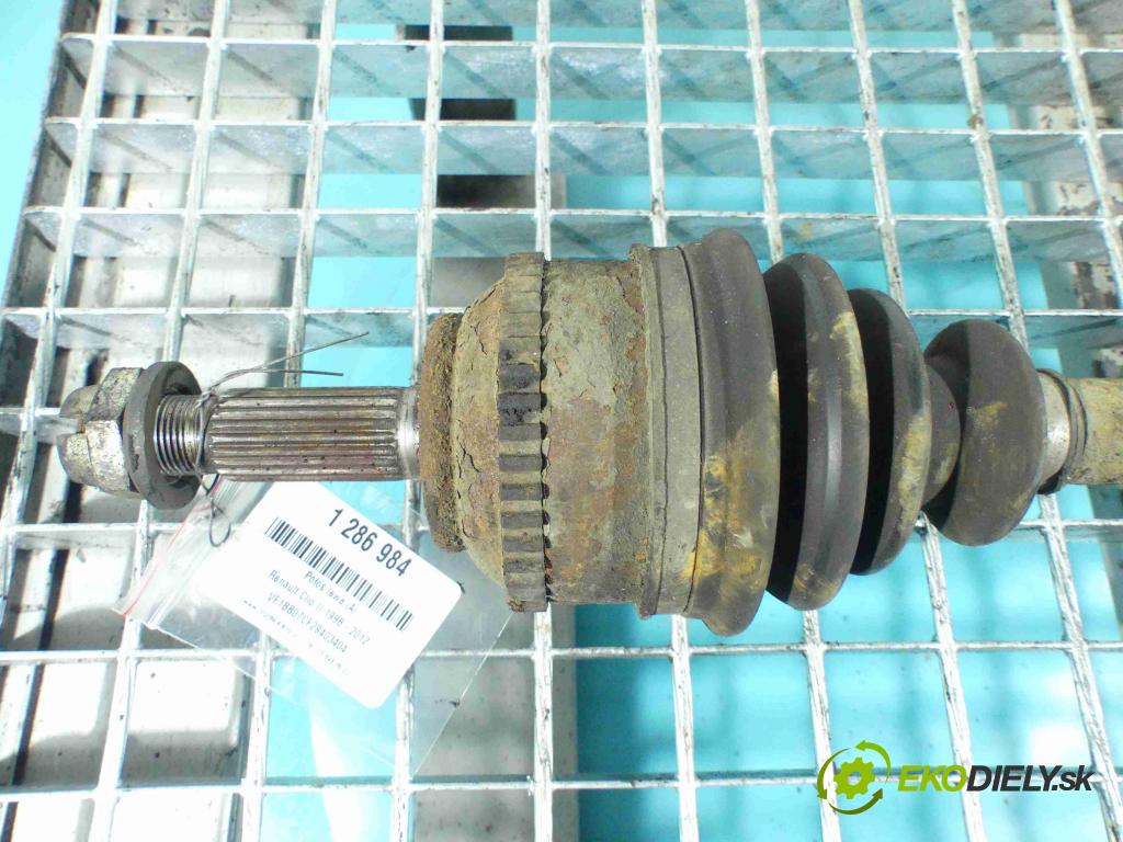 Renault Clio II 1998-2012 1.5 dci 65 HP manual 48 kW 1461 cm3 5- poloos ľavé  (Poloosy)