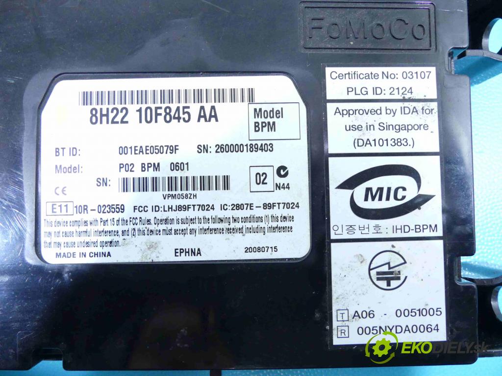 Land rover Range Rover III L322 2001-2012 3.6 TD V8 272 HP automatic 200 kW 3628 cm3 5- modul riadiaca jednotka 8H2210F845AA (Ostatné)