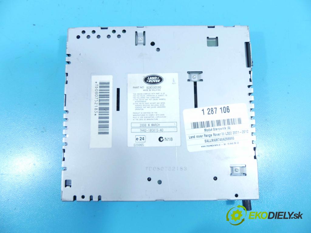 Land rover Range Rover III L322 2001-2012 3.6 TD V8 272 HP automatic 200 kW 3628 cm3 5- modul riadiaca jednotka 7H42-18C815-AD (Ostatné)