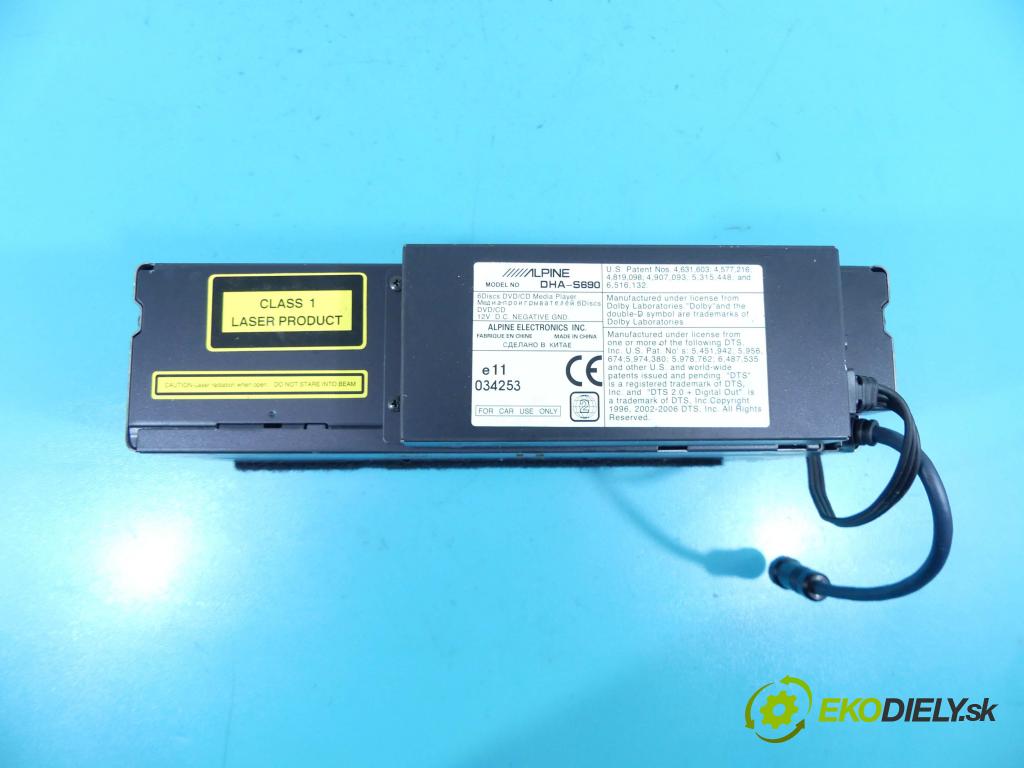 Land rover Range Rover III L322 2001-2012 3.6 TD V8 272 HP automatic 200 kW 3628 cm3 5- Menič: cd DHA-S690 (CD meniče)