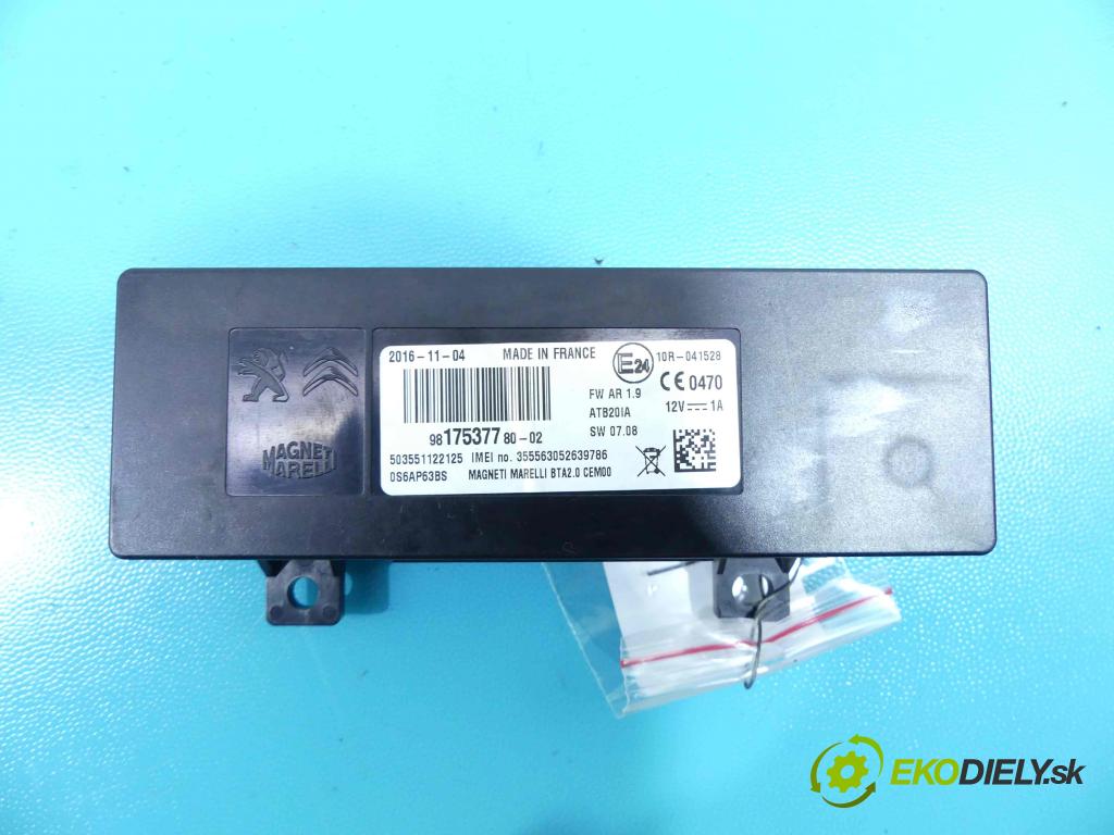 Citroen C5 II 2008-2017 2.0 hdi 181KM automatic 133 kW 1997 cm3 4- modul riadiaca jednotka 9817537780 (Ostatné)