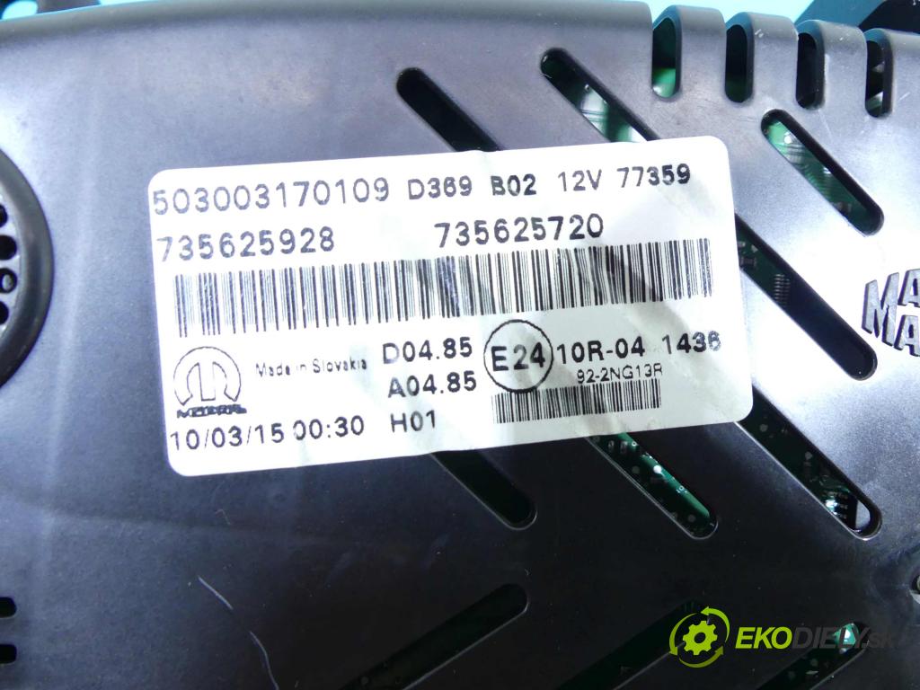 Jeep Renegade 2014- 1.4 T 140 HP manual 103 kW 1368 cm3 5- prístrojovka/ budíky 735625928 (Prístrojové dosky, displeje)