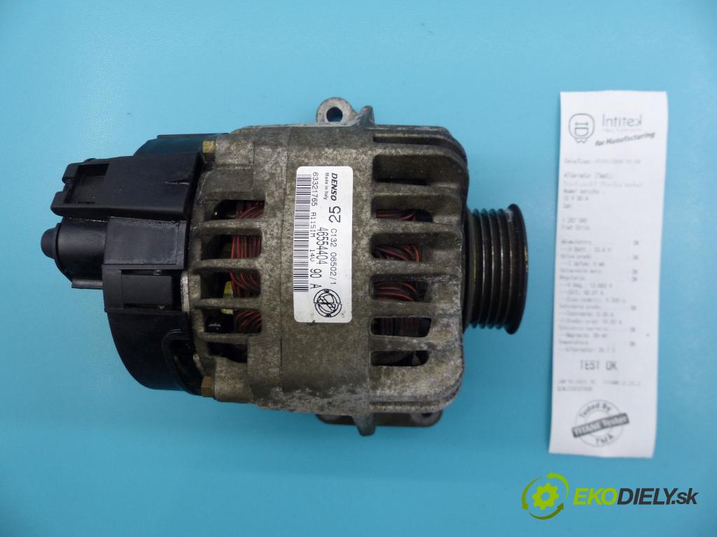 Fiat Stilo 1.2 16V 80 HP manual 59 kW 1242 cm3 5- Alternator 46554404 (Alternátory)