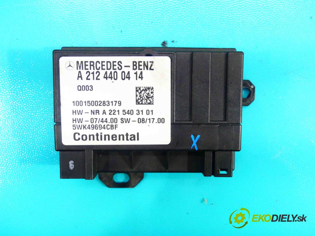 Mercedes GLK X204 2008-2015 2,2.0 cdi 170 HP automatic 125 kW 2143 cm3 5- modul riadiaca jednotka A2124400414 (Ostatné)