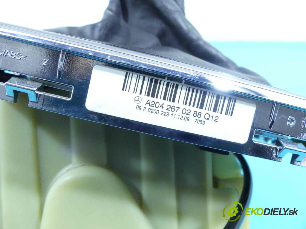 Mercedes GLK X204 2008-2015 2,2.0 cdi 170 HP automatic 125 kW 2143 cm3 5- Páka: Změny: stupeň,rýchlosť A2042670288 (Rýchlostné páky / kulisy)