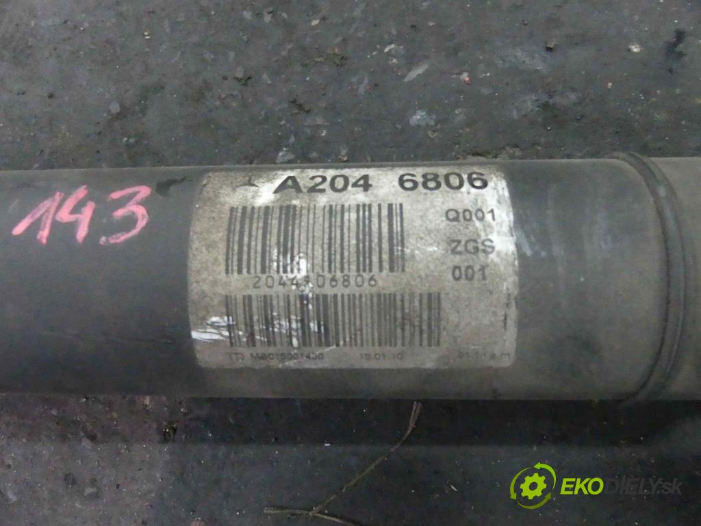 Mercedes GLK X204 2008-2015 2,2.0 cdi 170 HP automatic 125 kW 2143 cm3 5- Hřídel: A2046806 (Kardaňové hriadele)