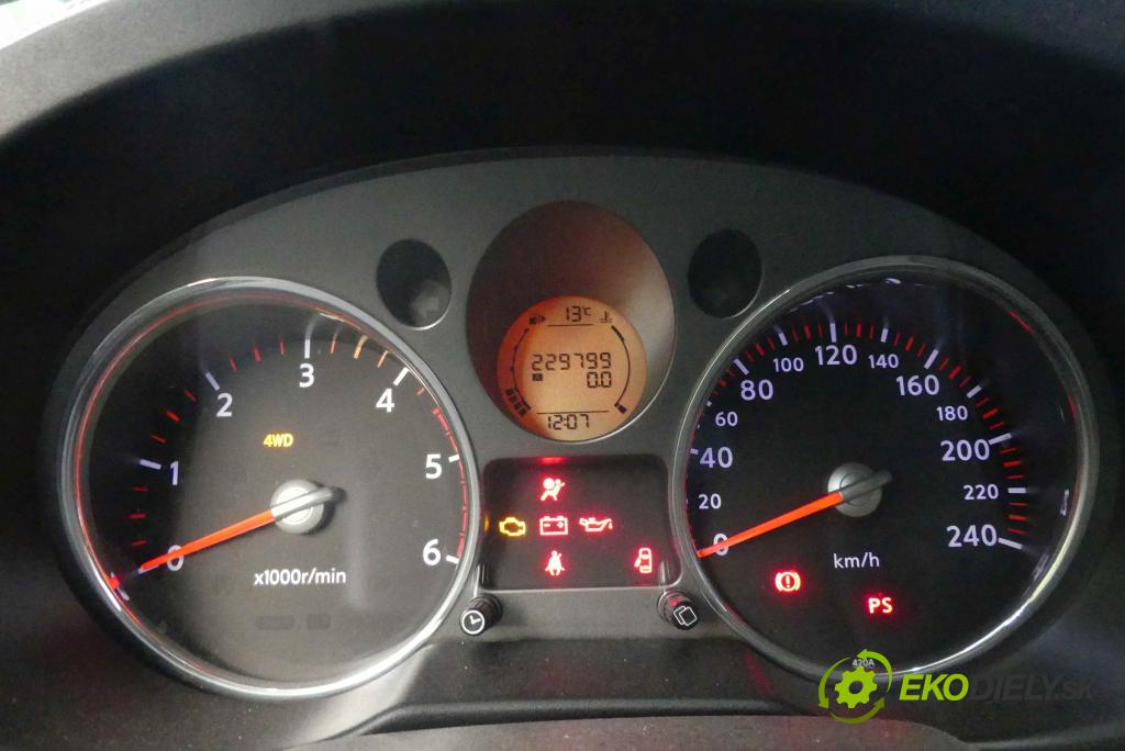 Nissan X-trail II T31 2008-2013 2.0 dci 150 HP manual 110 kW 1995 cm3 5- prístrojovka/ budíky JG501-G20A (Prístrojové dosky, displeje)
