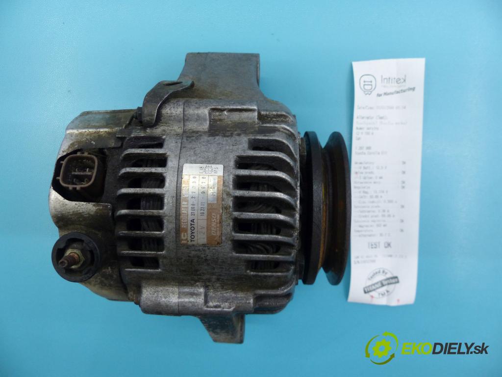 Toyota Corolla E11 1997-2002 2.0 D4D 90 hp manual 66 kW 1995 cm3 3- Alternator 27060-27030 (Alternátory)