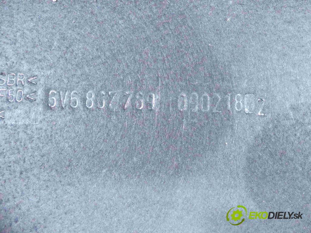 Skoda Fabia III 2014- 1.0 TSI 110 HP manual 81 kW 999 cm3 5- zadná 6V6867769 (Pláta zadné)