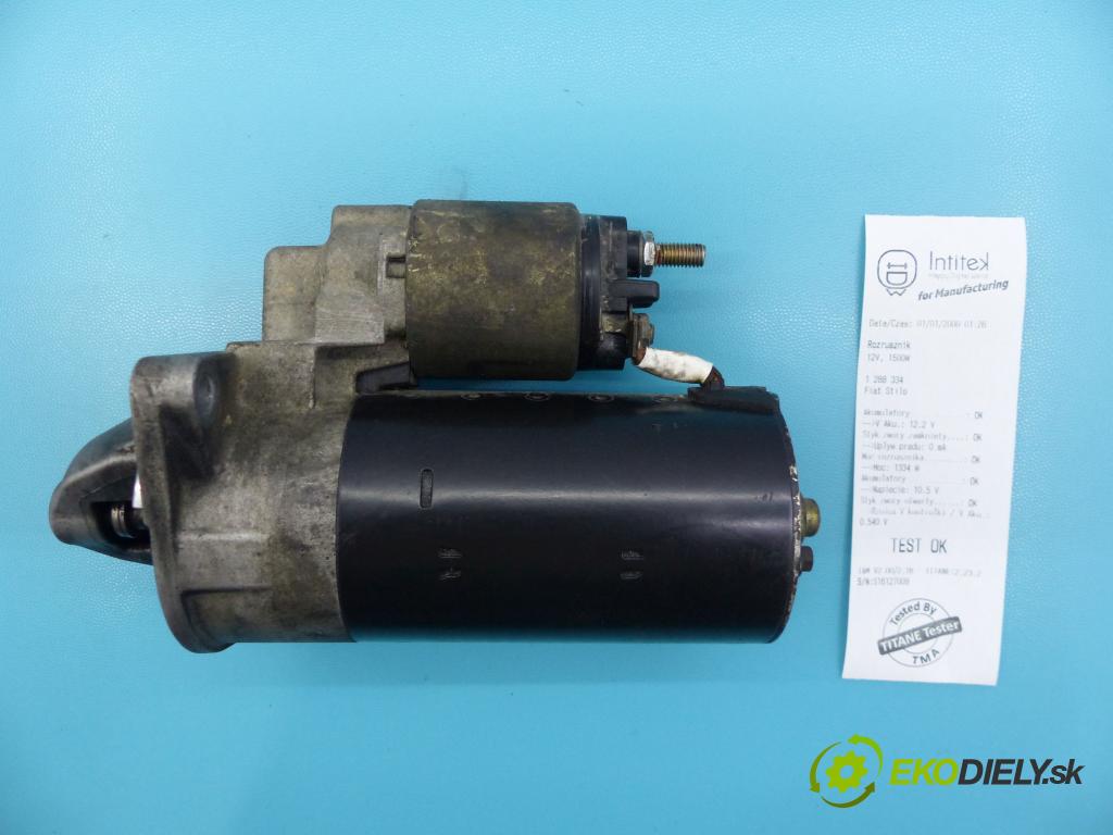 Fiat Stilo 1.9 jtd 116 HP manual 85 kW 1910 cm3 5- štartér 0001109030 (Štartéry)