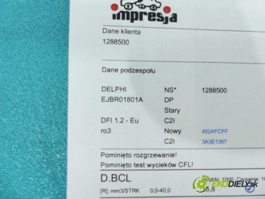 Renault Kangoo I 1998-2008 1.5 dci 82 HP manual 60 kW 1461 cm3 5- vstrek EJBR01801A (Vstrekovače)