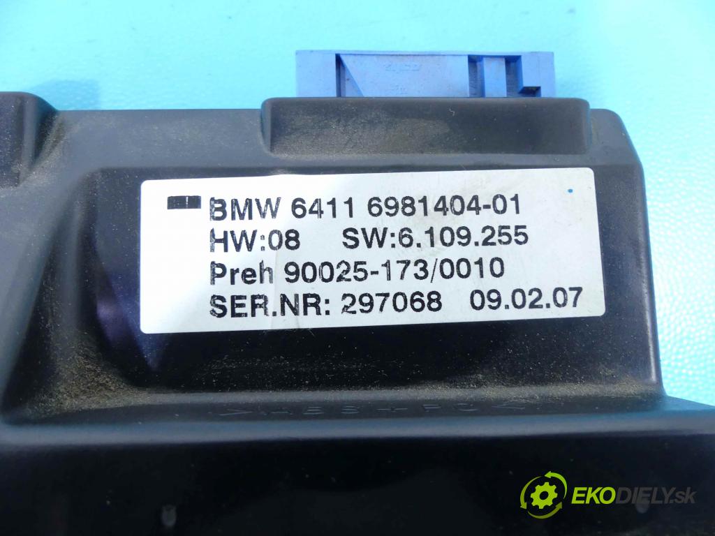 Bmw 7 E65 2001-2008 3.0d 231 HP automatic 170 kW 2993 cm3 4- panel kúrenia 6981404-01