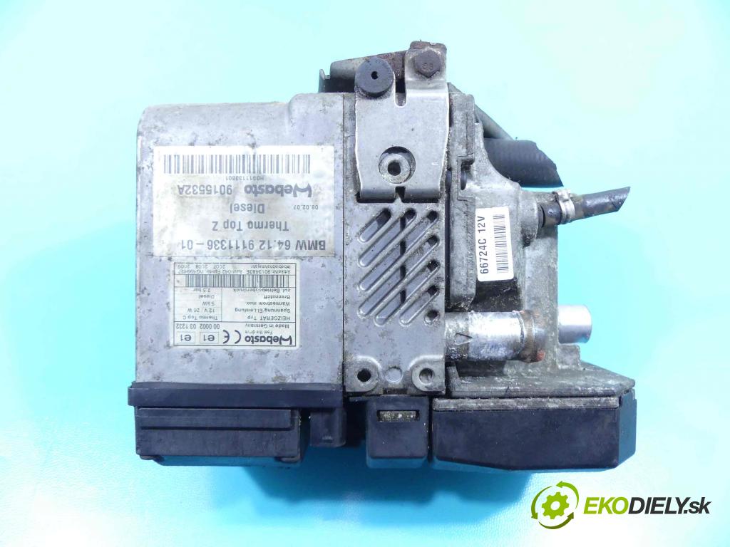 Bmw 7 E65 2001-2008 3.0d 231 hp automatic 170 kW 2993 cm3 4- Webasto 64129111336-01 (Webasto ohřívače)