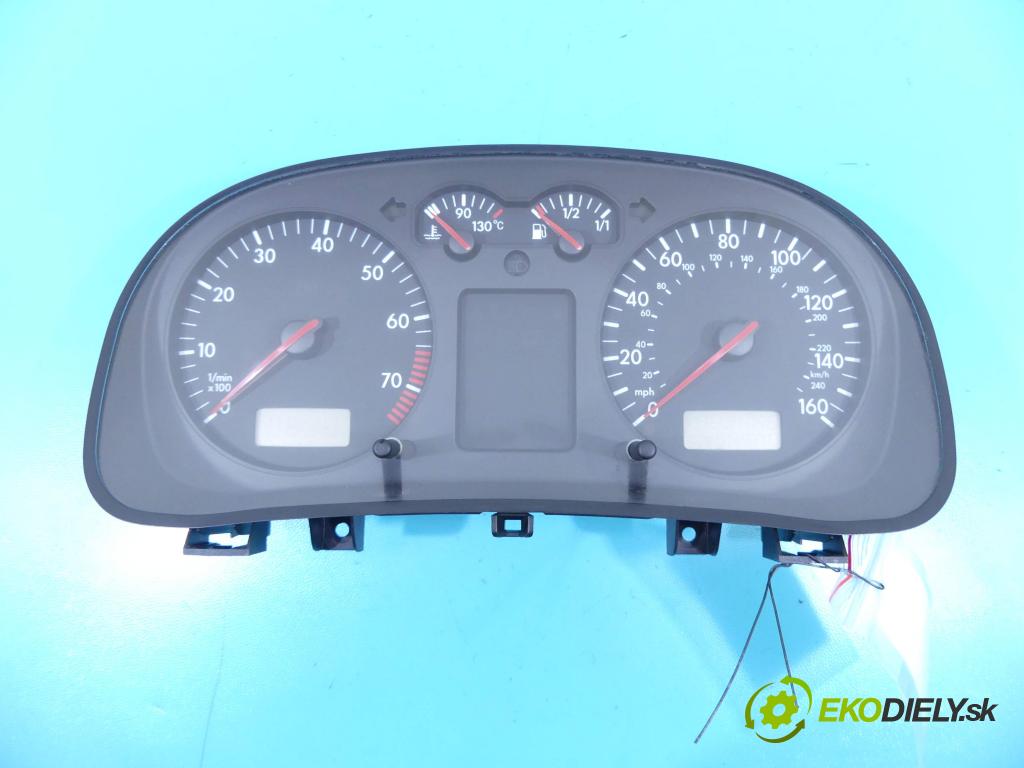 Vw Bora 1.6 16v 105 HP manual 77 kW 1595 cm3 4- prístrojovka/ budíky 0263637021 (Prístrojové dosky, displeje)