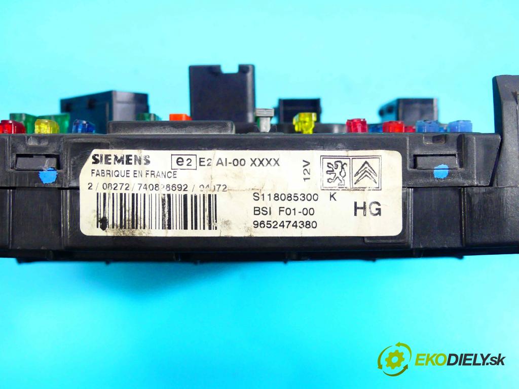 Citroen C2 1.1 60 HP manual 44 kW 1124 cm3 3- modul riadiaca jednotka 9652474380 (Ostatné)