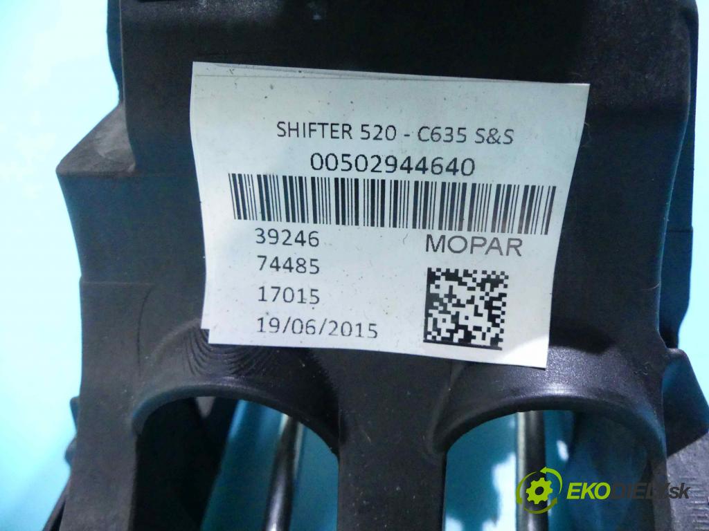 Jeep Renegade 2014- 1.4 T 140 HP manual 103 kW 1368 cm3 5- Páka: Změny: stupeň,rýchlosť 00502944640 (Rýchlostné páky / kulisy)