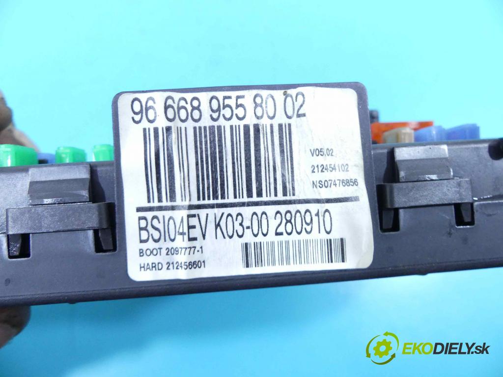 Peugeot Partner II 2008-2018 1.6 hdi 90 HP manual 66,2 kW 1560 cm3 5- modul riadiaca jednotka 9666895580 (Ostatné)