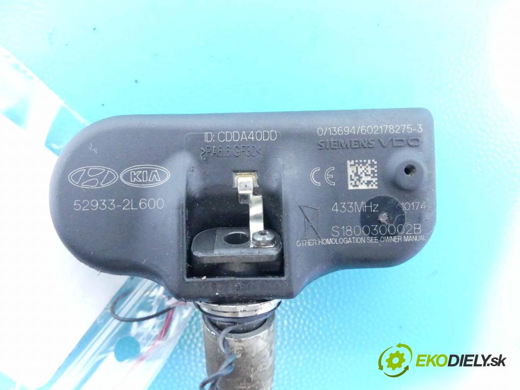 Hyundai I30 I 2007-2012 1.6 crdi 90 hp manual 66 kW 1582 cm3 5- snímač tlaku 52933-2L600 (Snímače tlaku)