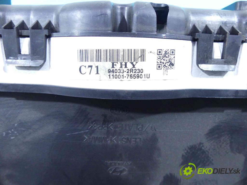 Hyundai I30 I 2007-2012 1.6 crdi 90 HP manual 66 kW 1582 cm3 5- prístrojovka/ budíky 94033-2R230 (Prístrojové dosky, displeje)