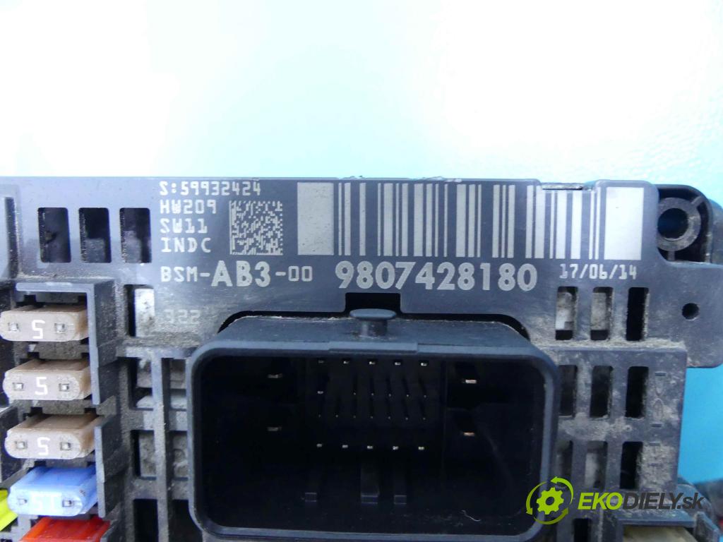 Peugeot 508 2010-2018 2.0 hdi 163 HP automatic 120 kW 1997 cm3 4- modul riadiaca jednotka 9807428180 (Ostatné)