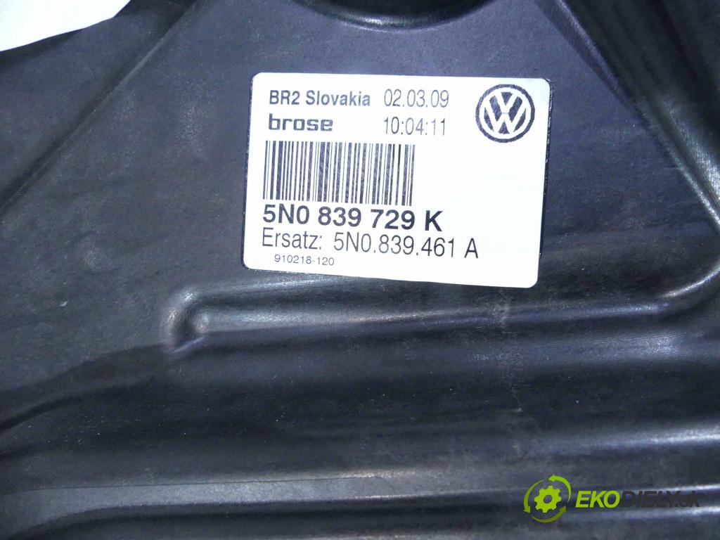Vw Tiguan I 2007-2016 2.0 tdi 140 hp manual 103 kW 1968 cm3 5- mechanismus stahování zadní levý 5M0839729K