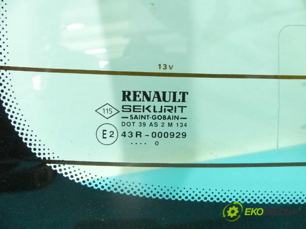 Renault Scenic I 1996-2003 1.6 16v 107 HP manual 79 kW 1598 cm3 5- sklo zadní  (Okna zadní)
