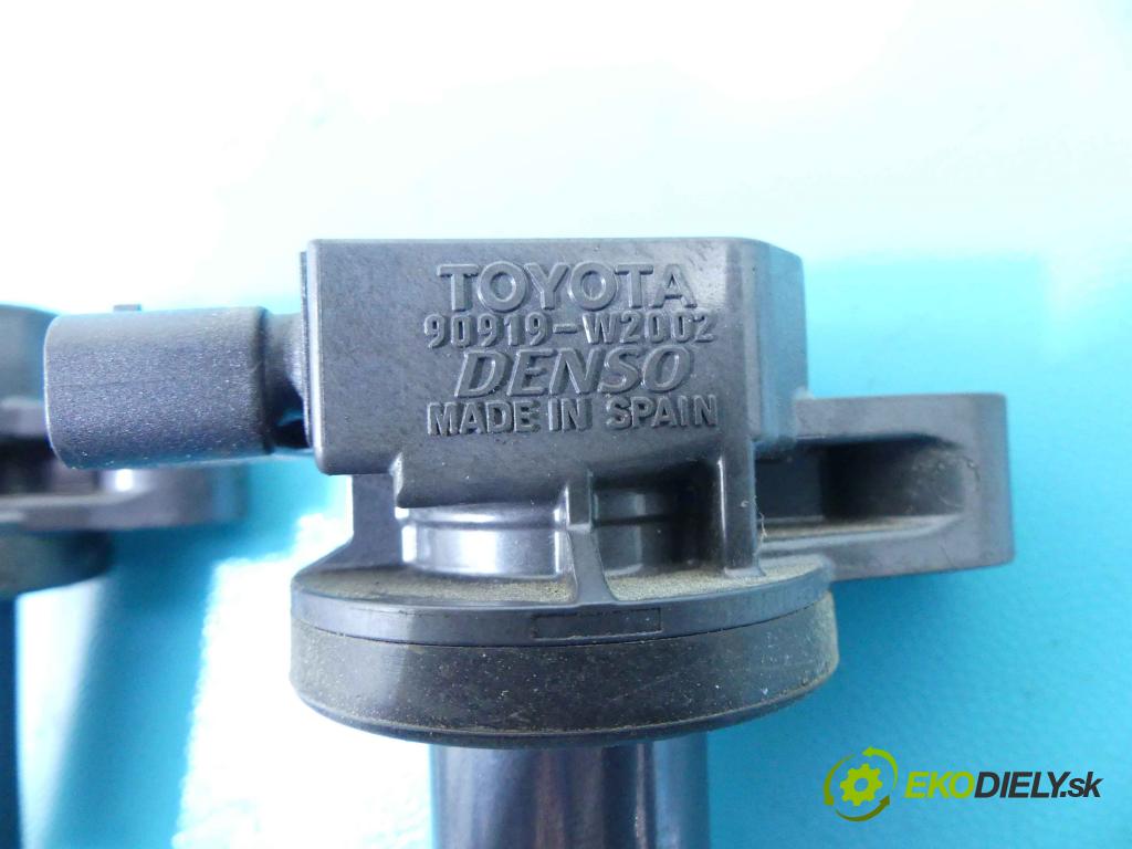 Toyota Yaris III 2011-2020 1.0 vvti 69KM manual 51 kW 998 cm3 5- cievka zapaľovacia 90919-W2002 (Zapaľovacie cievky, moduly)