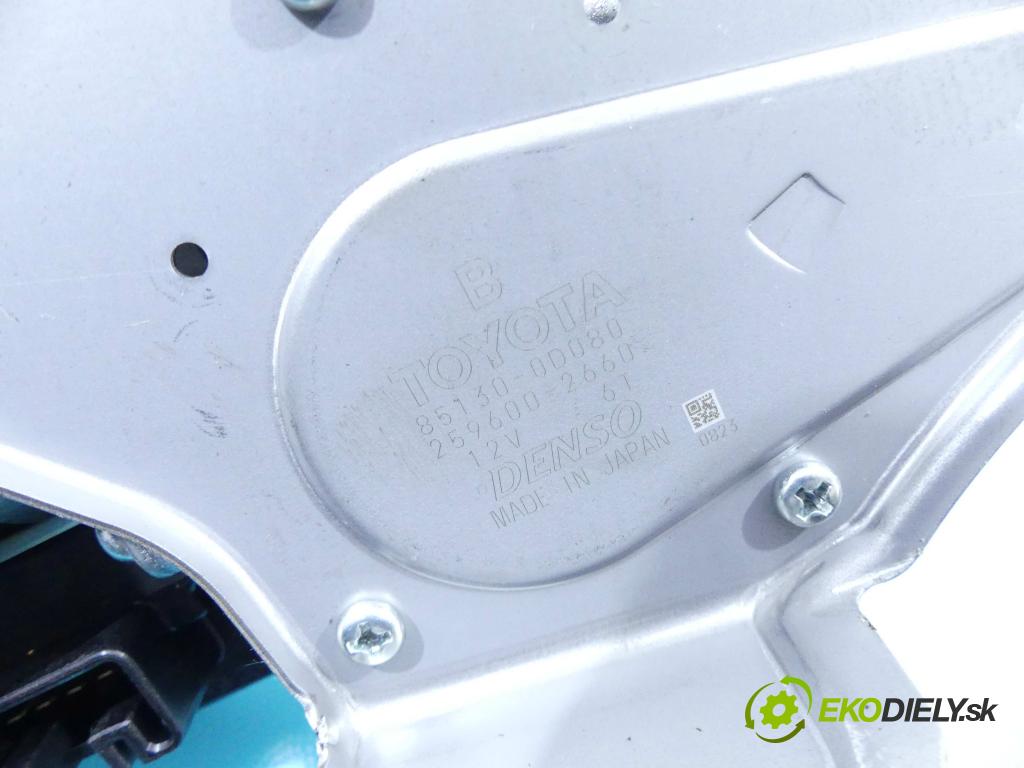 Toyota Yaris III 2011-2020 1.0 vvti 69KM manual 51 kW 998 cm3 5- motor stieračov zadné 85130-0D080