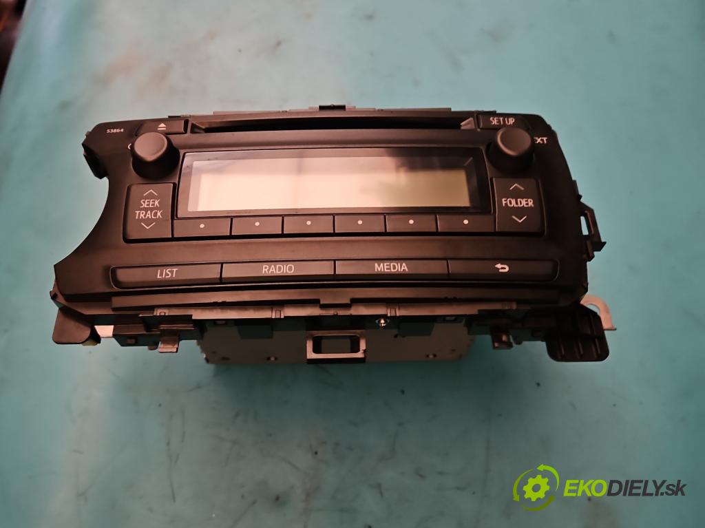 Toyota Yaris III 2011-2020 1.0 vvti 69KM manual 51 kW 998 cm3 5- Radio originál 86120-0D640