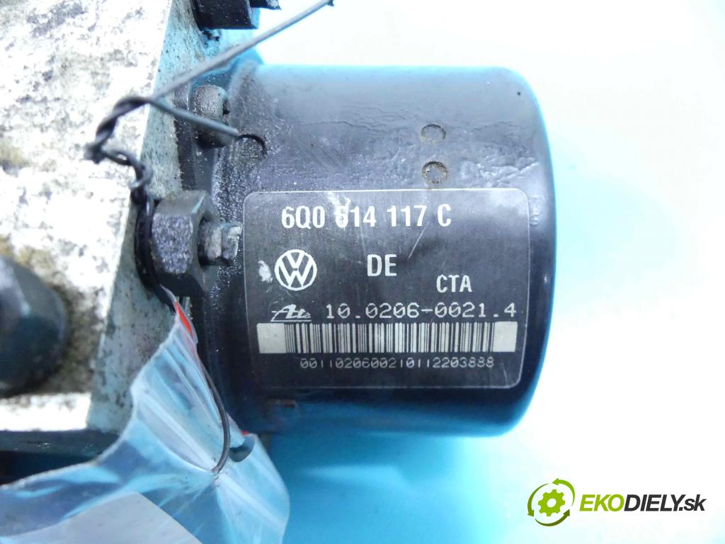 Vw Polo IV 9N 2001-2009 1.2 12v 64 HP manual 47 kW 1198 cm3 3- čerpadlo abs 6Q0614117C (Pumpy ABS)