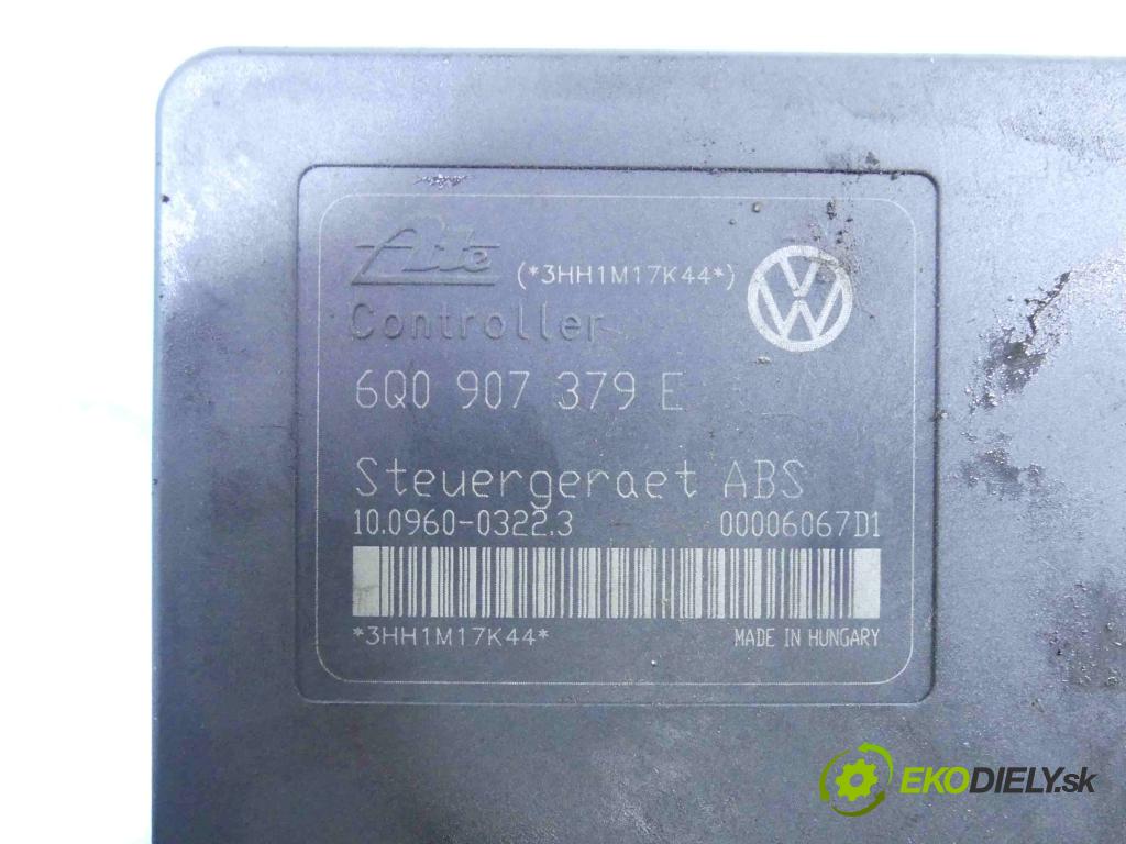 Vw Polo IV 9N 2001-2009 1.2 12v 64 HP manual 47 kW 1198 cm3 3- čerpadlo abs 6Q0614117C (Pumpy ABS)