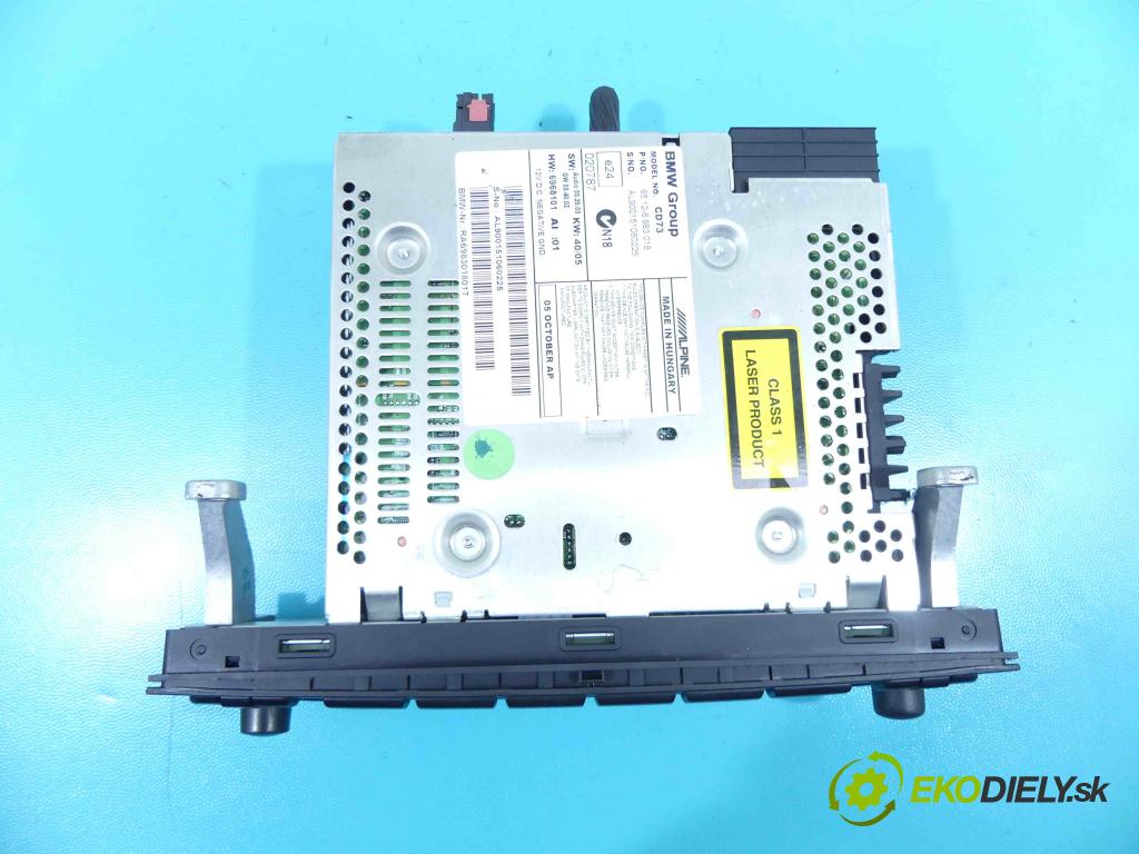 Bmw 3 E90 2005-2013 2.0d 122 HP manual 90 kW 1995 cm3 4- Radio originál 6512-6983018