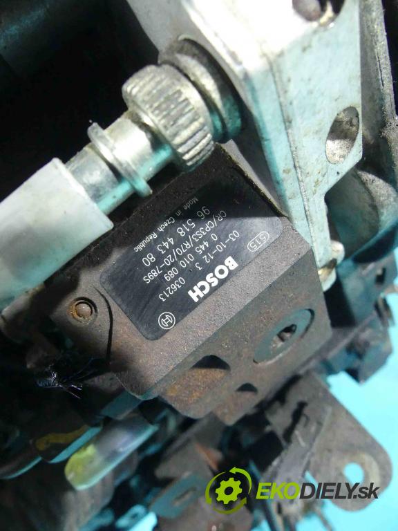 Mazda 3 I BK 2003-2009 1.6 citd 109 HP manual 80 kW 1560 cm3 5- čerpadlo vstrekovacia 0445010089 (Vstrekovacie čerpadlá)