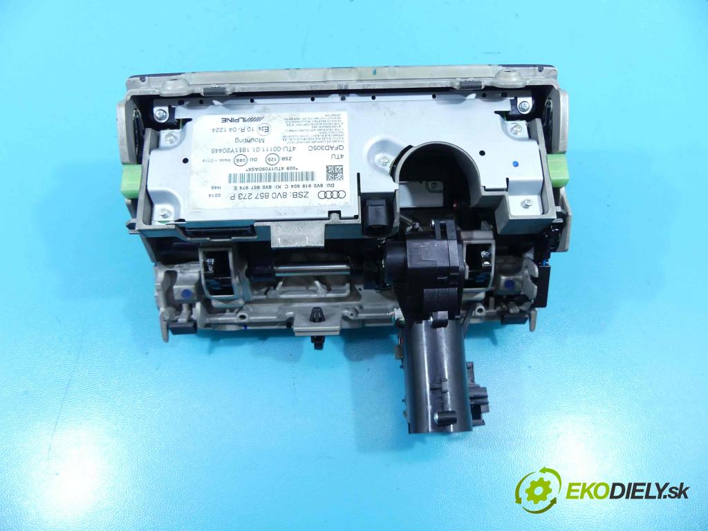 Audi A3 8V 2013-2020 1.5 TFSI 150 HP automatic 110 kW 1498 cm3 5- Zobrazit: 8V0857273P (Prístrojové dosky, displeje)