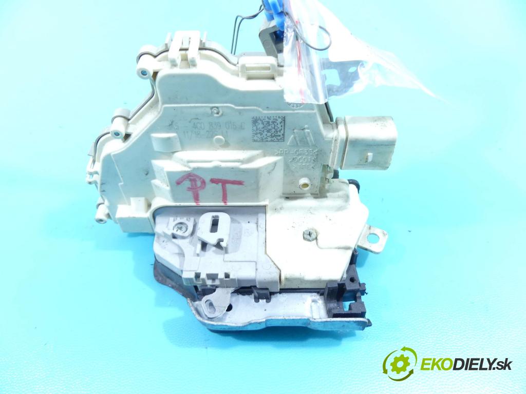 Audi A3 8V 2013-2020 1.5 TFSI 150 hp automatic 110 kW 1498 cm3 5- zámek zadní pravý 4G0839016C