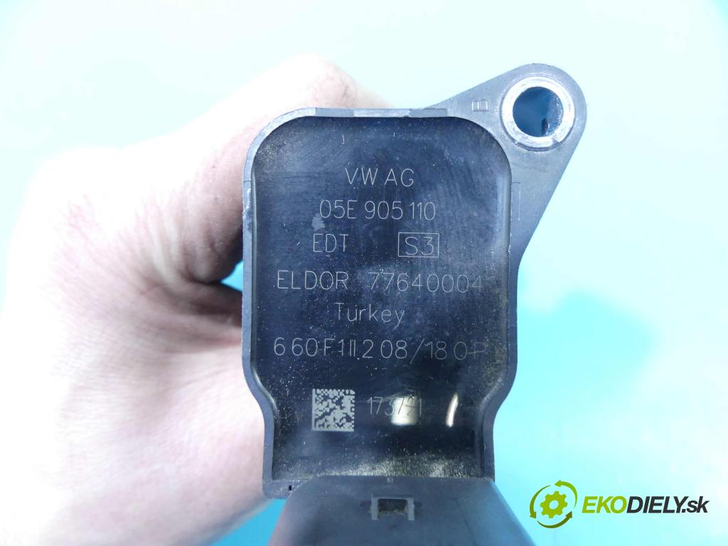 Audi A3 8V 2013-2020 1.5 TFSI 150 HP automatic 110 kW 1498 cm3 5- cievka zapaľovacia 05E905110 (Zapaľovacie cievky, moduly)